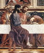 Andrea del Castagno Last Supper (detail) oil on canvas